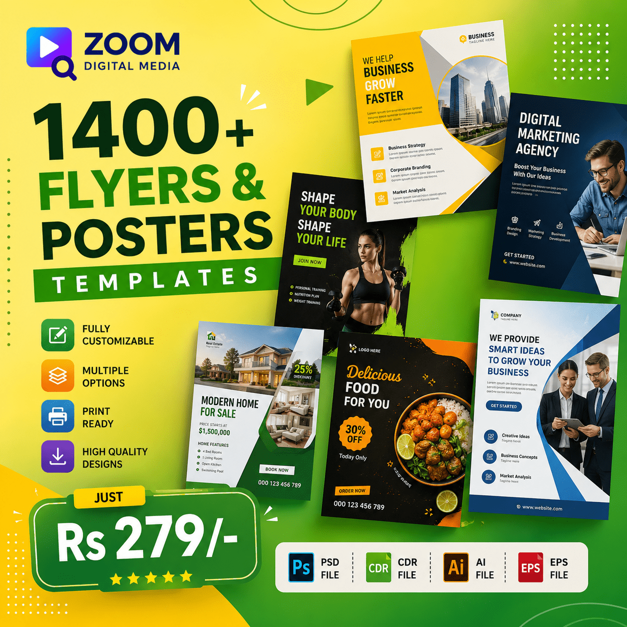 1400+ Flyers & Posters Design Templates