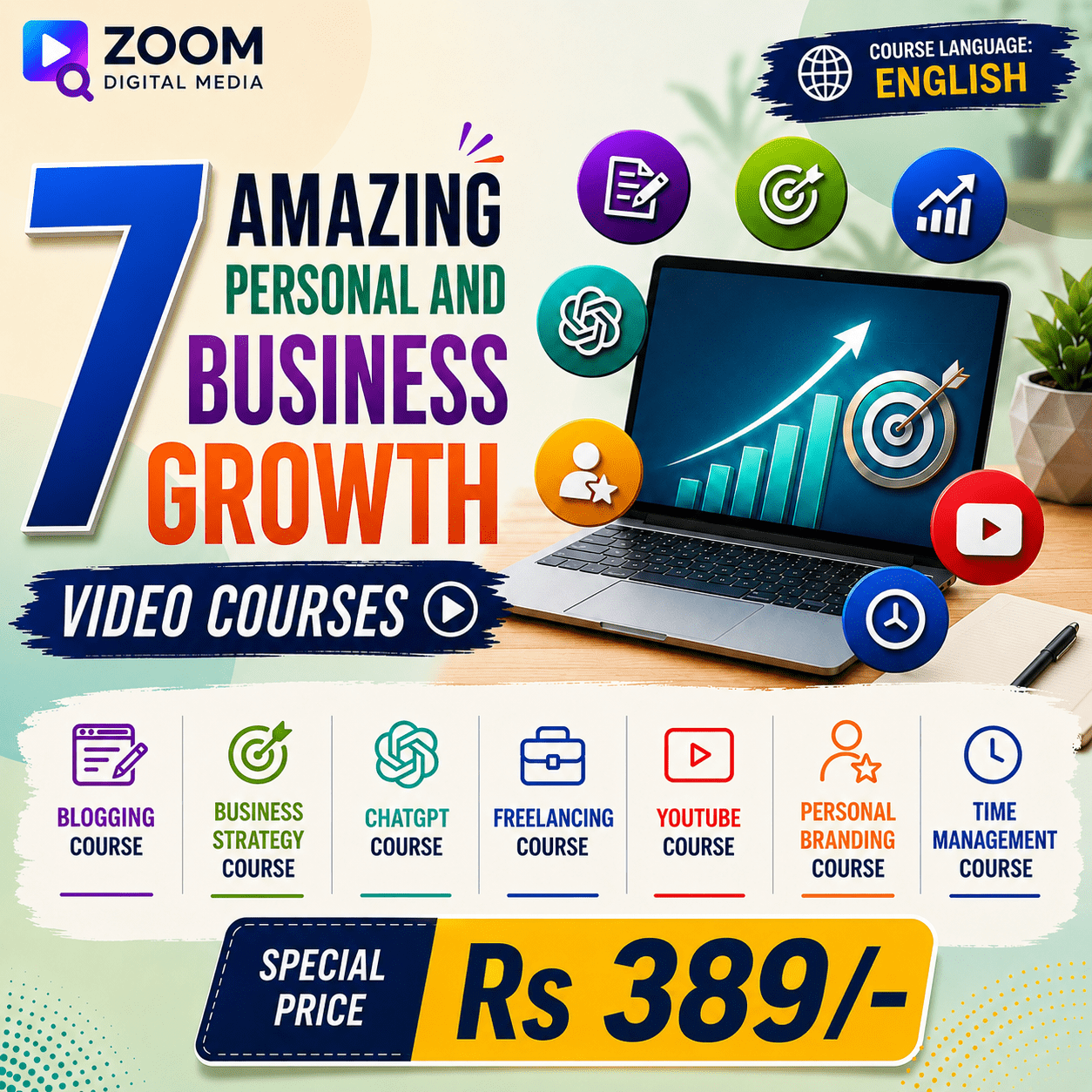 7 Personal & Business Growth Courses